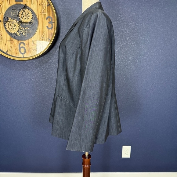 Jones Studio Navy Suit Jacket Blazer Plus Size 22W - Picture 2 of 7